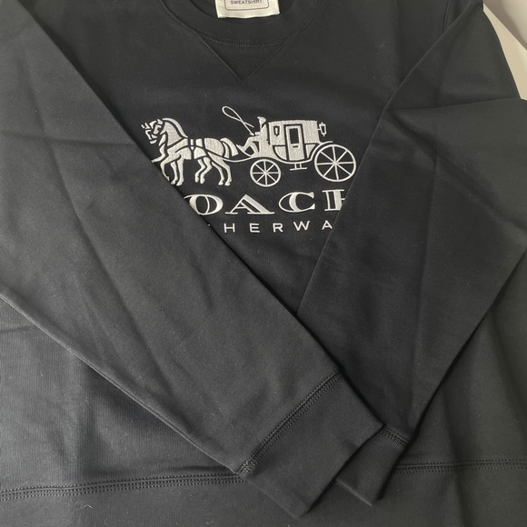 Coach Black Crew Neck Sweater - Picture 6 of 8